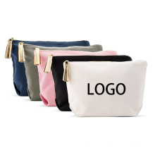 Travel Portable Cute Printing white Pink Female Makeup bag Women Toiletry Purse Canvas Cosmetic bag